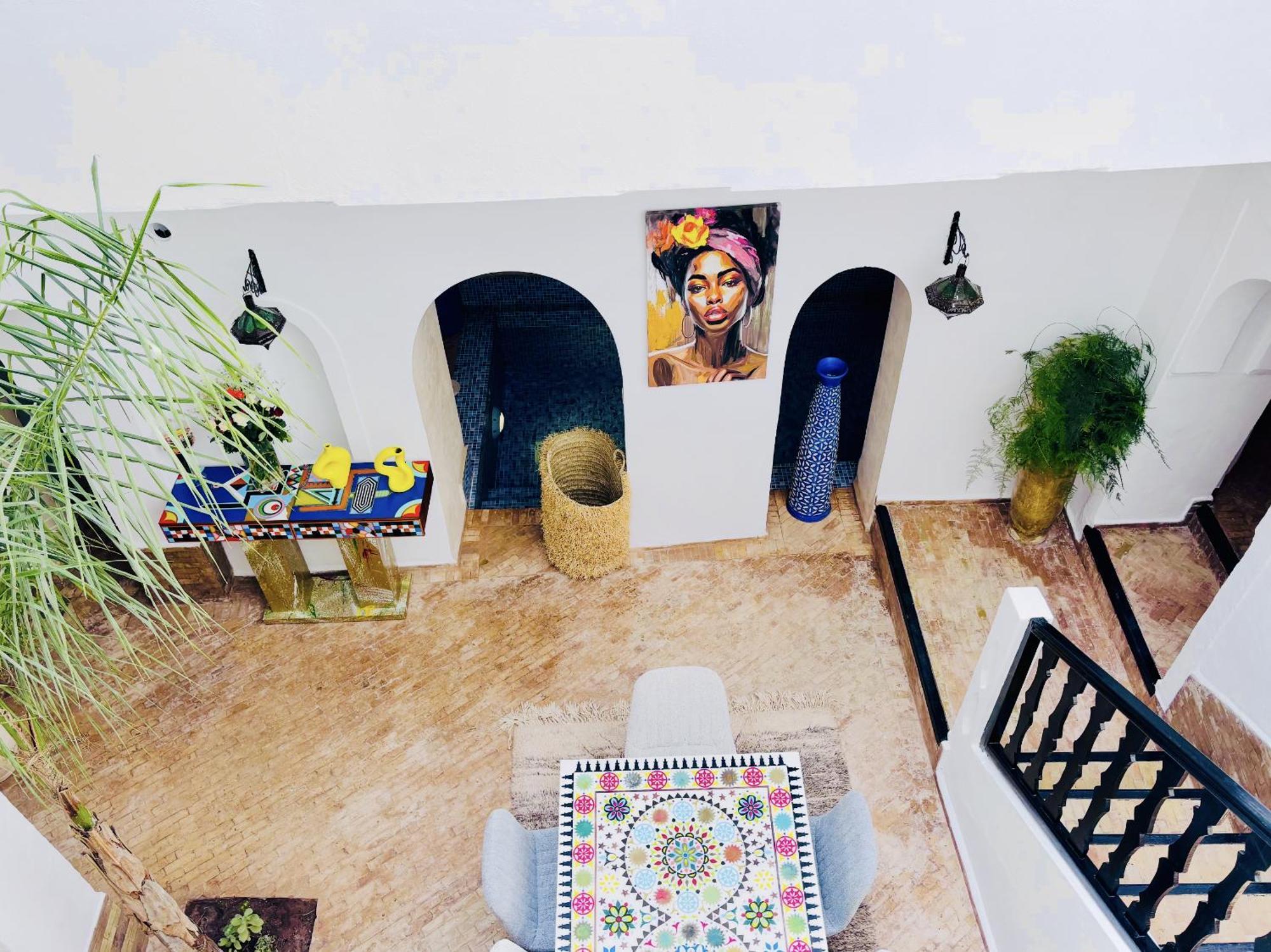 Riad Darna 4 Chambres Avec Piscine Et Petit Dejeuner Marrakesch Exterior foto